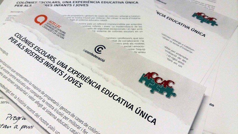 El projecte Colònies i Educació s'adreça a les escoles de tot el país