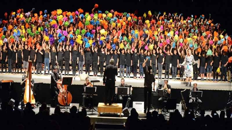 42.000 escolars catalans cantaran a la Cantània sobre les colònies