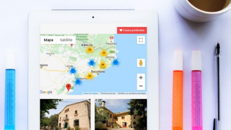 L’eina ‘cases preferides’ de l'ACCAC permet trobar allotjament fàcilment