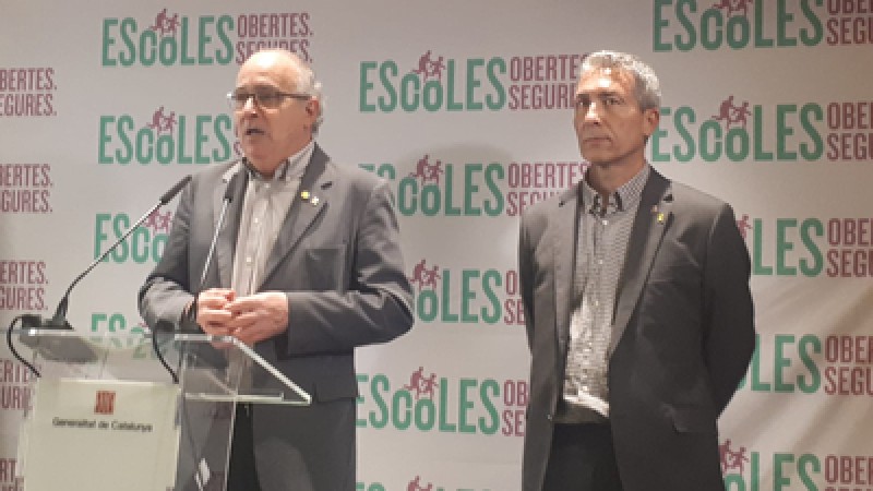 Educació presenta el pla d'actuació per als centres educatius per al curs 2020-2021