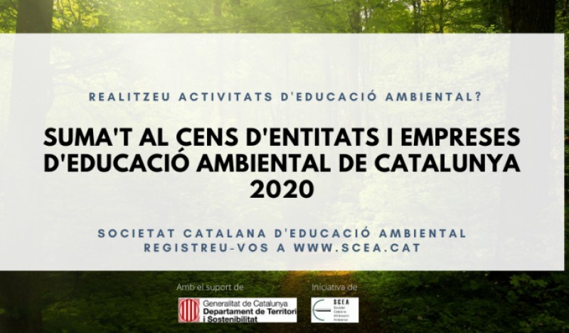 Suma't al Cens d'entitats i empreses d'educació ambiental