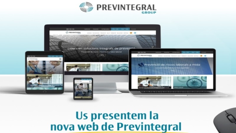 L'entitat de prevenció de riscos laborals Previntegral presenta la seva nova web 
