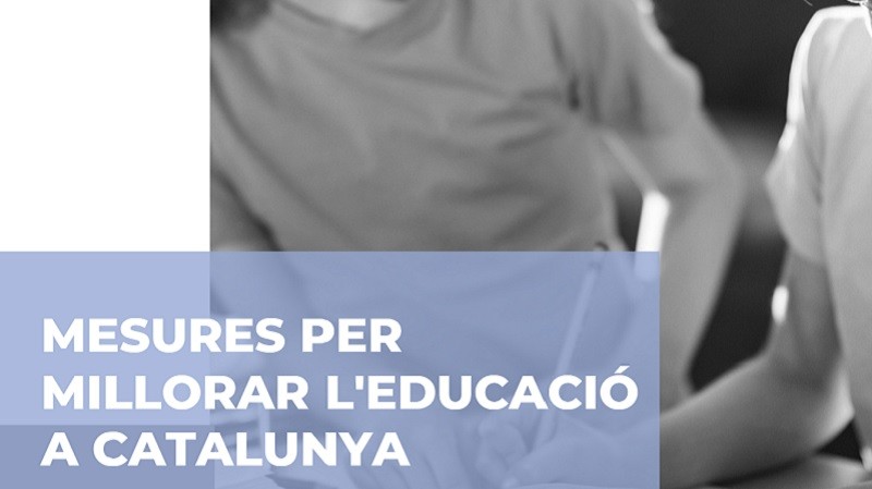 El Grup Impulsor de Mesures de Millores Educatives presenta el document de propostes d'actuació per millorar el sistema educatiu