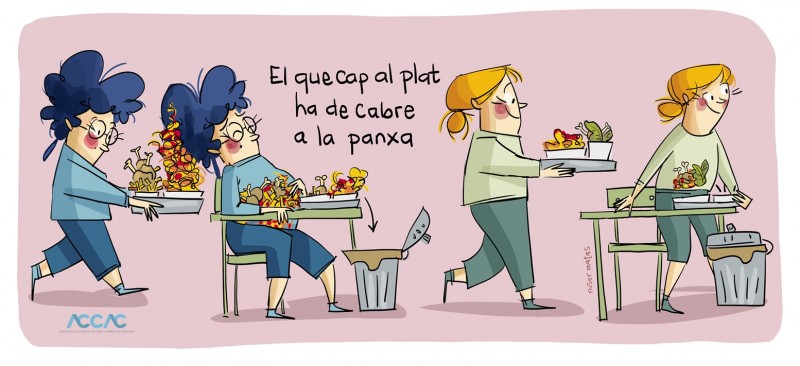 El que cap al plat ha de cabre a la panxa